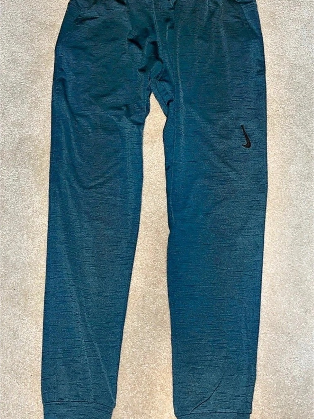 Nike Yoga Men's Polyester Joggers in Blue Size Medium NWT